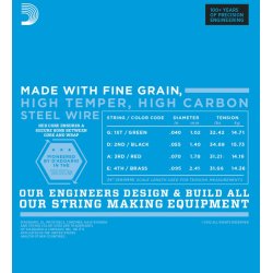 D'Addario EXL220BT, Super Light 040 - 095 (Balanced)